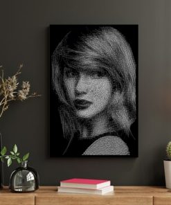 TAYLOR SWIFT STRING ART CANVAS POTRAIT