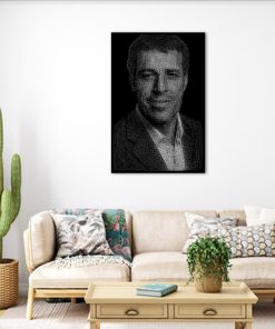 TONY ROBBINS STRING ART CANVAS POTRAIT