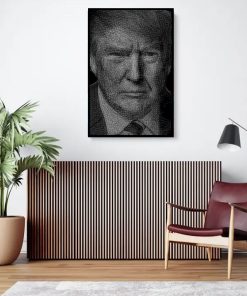 DONALD TRUMP STRING ART CANVAS POTRAIT